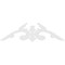 Ekena Millwork Pitch Milton Architectural Grade PVC Gable Pediment, 48"W x 16"H x 1"P (8/12) GPP048X016X100MIL - alternate 3